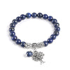 bracelet arbre de vie en lapis lazuli véritable