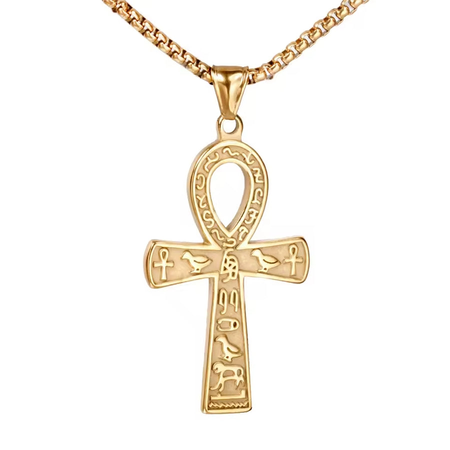 Collar de la cruz de la vida egipcia (Ankh)