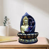 Fontaine d'eau de bouddha, cascade, Statue Zen, bureau, jardin, intérieur et extérieur, lumières LED, méditation, décoration de la maison, bureau, prise AU