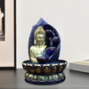 Fontaine d'eau de bouddha, cascade, Statue Zen, bureau, jardin, intérieur et extérieur, lumières LED, méditation, décoration de la maison, bureau, prise AU