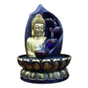 Fontaine d'eau de bouddha, cascade, Statue Zen, bureau, jardin, intérieur et extérieur, lumières LED, méditation, décoration de la maison, bureau, prise AU