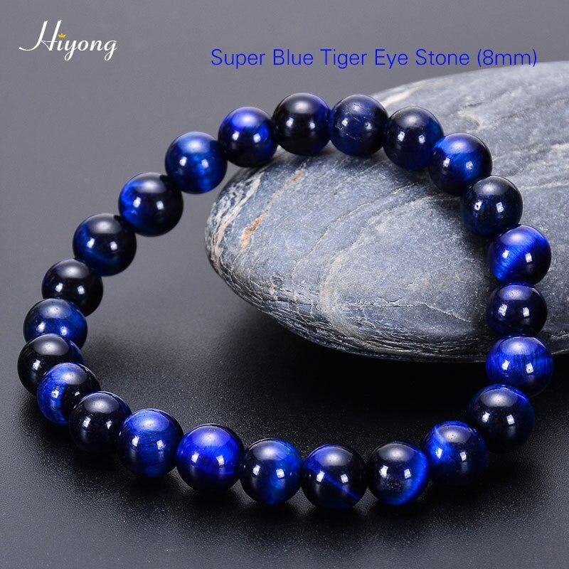 Bracelet perles œil de tigre - plusieurs modèles disponibles