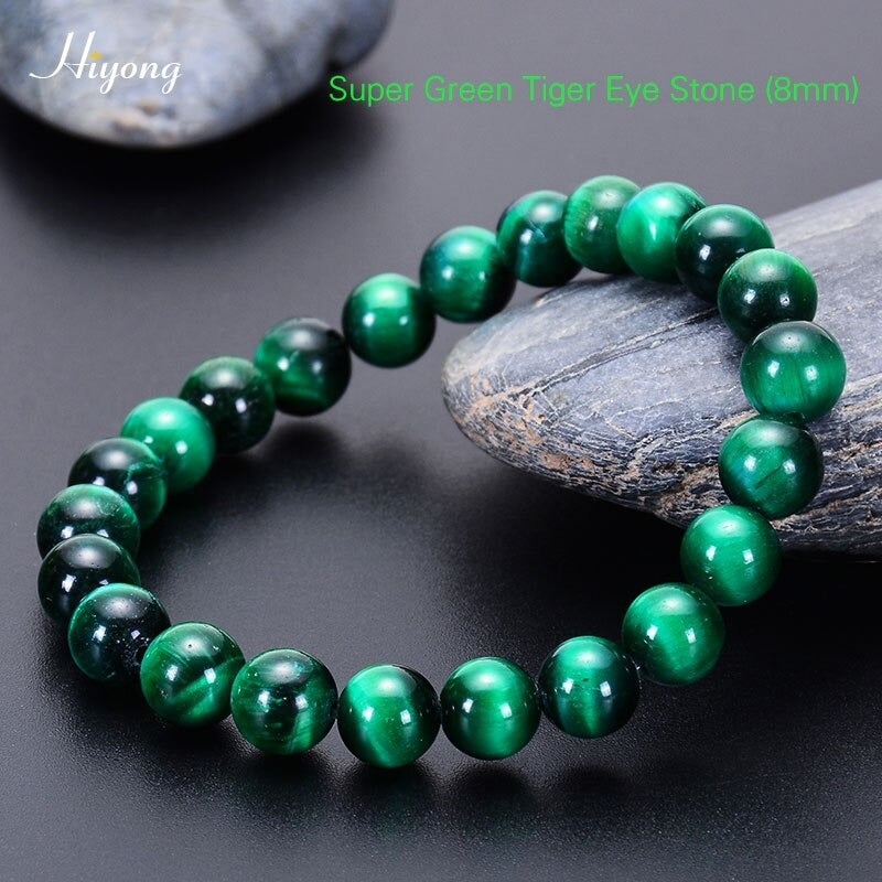 Bracelet perles œil de tigre - plusieurs modèles disponibles