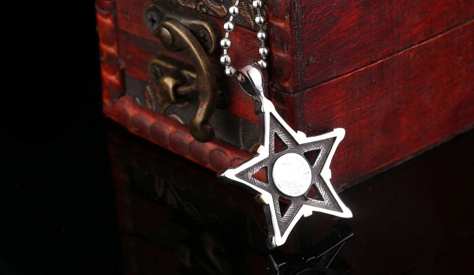 Chaîne avec pendentif Pentacle Protection