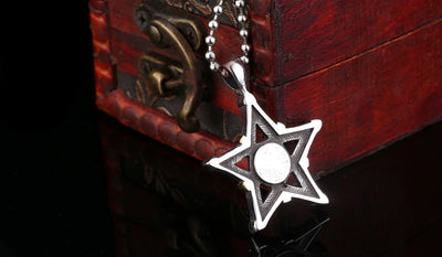 Chaîne avec pendentif Pentacle Protection