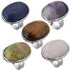Anillo de piedra ajustable - 10 modelos disponibles