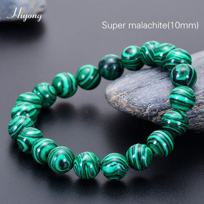 Pulsera de ojo de tigre natural cuentas de ojo de tigre azul