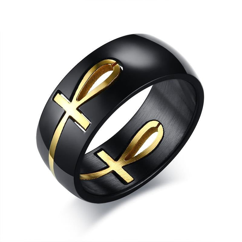 bague égyptienne croix de vie ankh