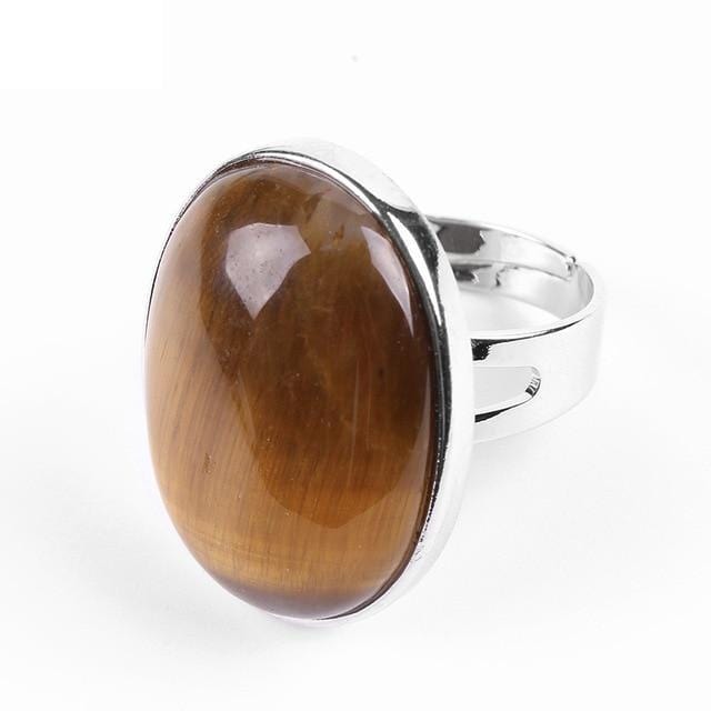 Bague en oeil de tigre