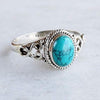 bague turquoise femme