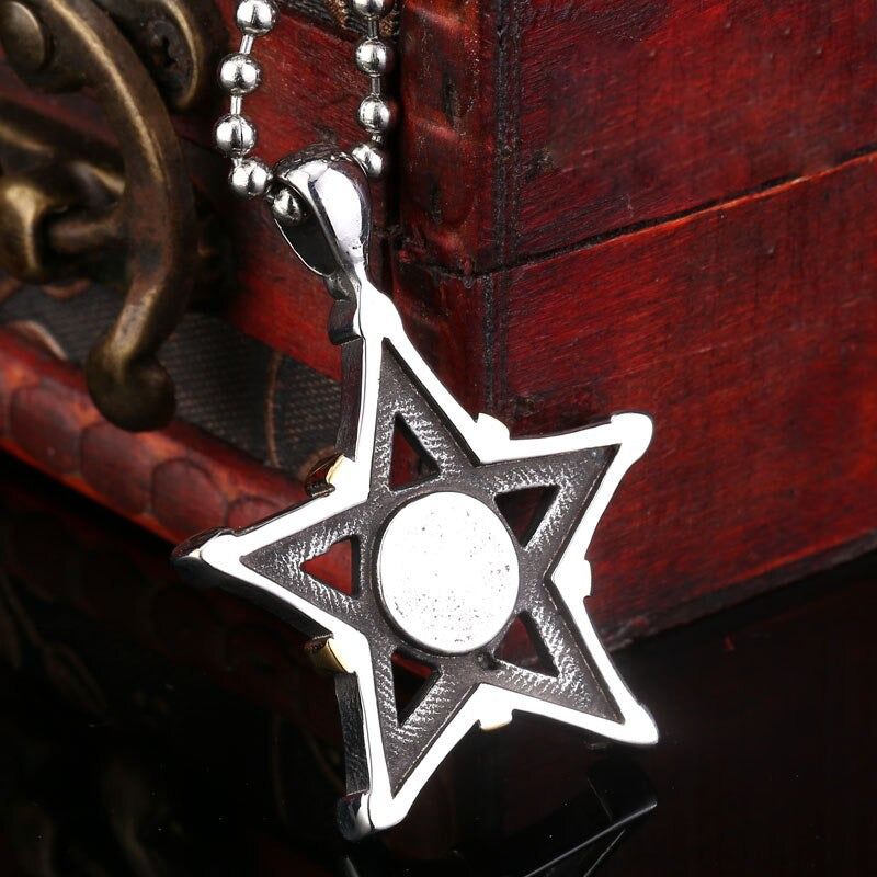 Chaîne avec pendentif Pentacle Protection