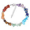 bracelet des 7 chakras en vraies pierres