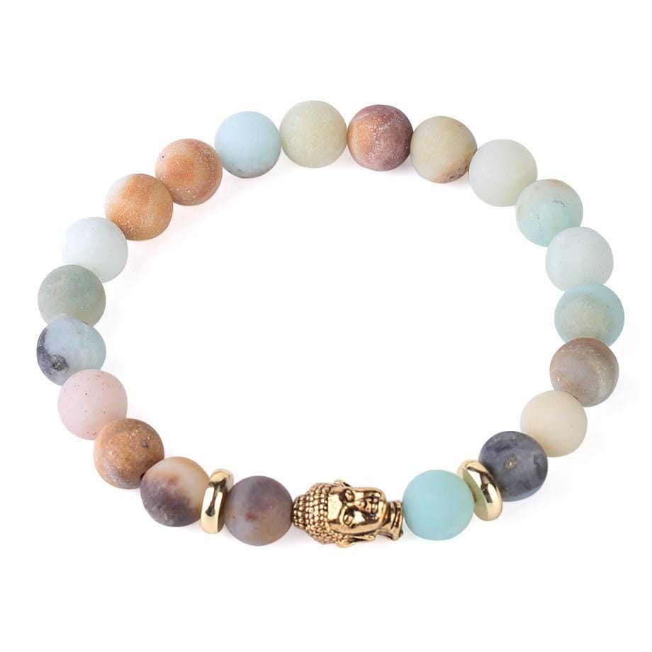 bracelet en amazonite naturelle
