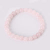 Bracelet en quartz rose