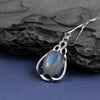 collier labradorite en argent 925