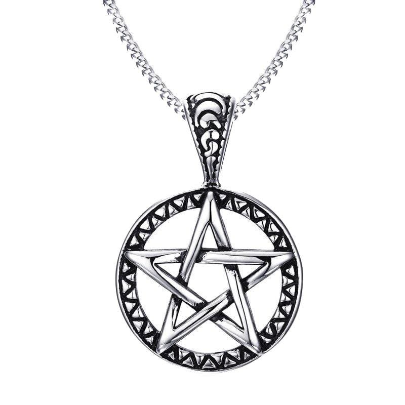 collier pentacle de protection