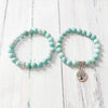 Bracelet élastique de Yoga, bijoux d'arbre de vie, pierre de Protection pour guérison