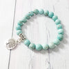 Bracelet élastique de Yoga, bijoux d'arbre de vie, pierre de Protection pour guérison
