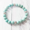 Bracelet élastique de Yoga, bijoux d'arbre de vie, pierre de Protection pour guérison