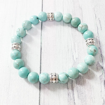 Bracelet élastique de Yoga, bijoux d'arbre de vie, pierre de Protection pour guérison