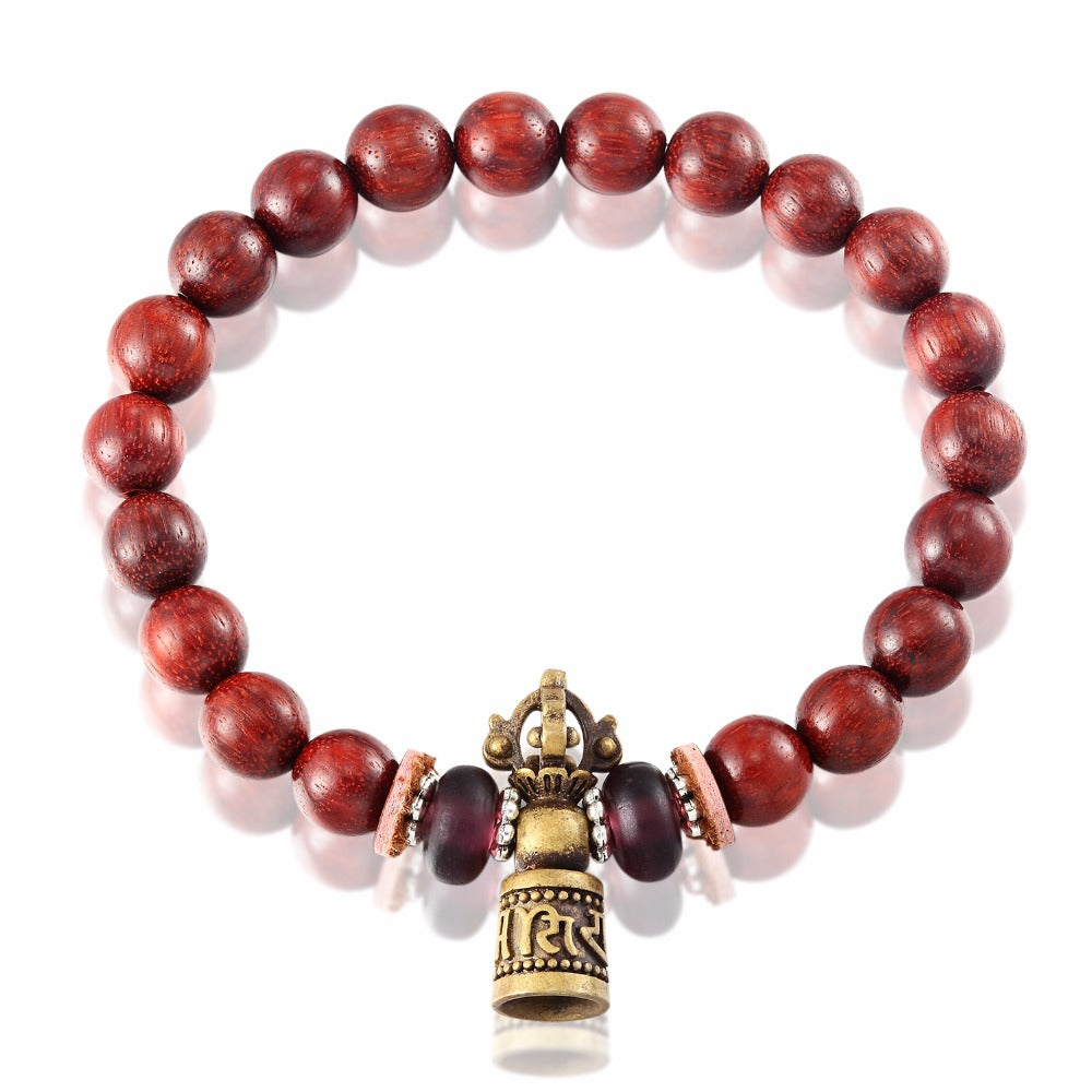 Bracelets en bois Sanders bouddhistes tibétains