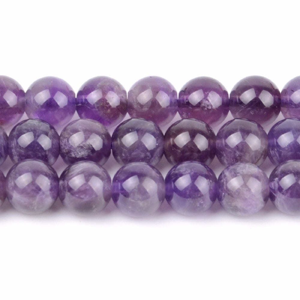 Minéraux naturels 7 Chakra pierres de guérison améthystes Lapis Lazuli Turquoises perles rondes pour bijoux