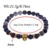 Pierre tête de léopard Bracelet perlé nouvelle mode pierre naturelle oeil de tigre