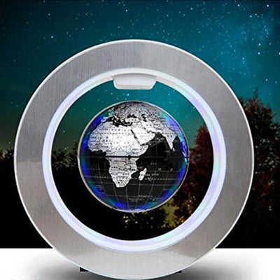 LED mapa de mundo redondo flotante Globo de levitación magnética Magia anti gravedad
