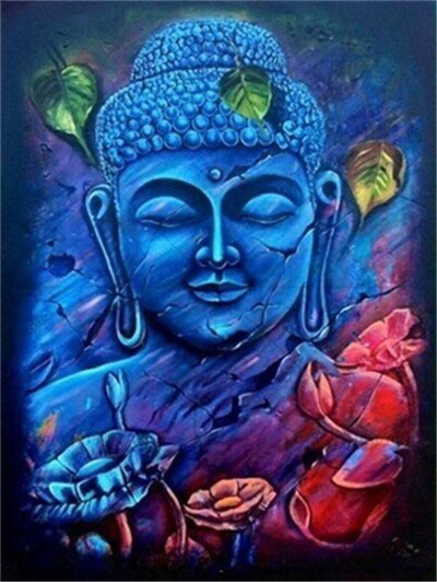 KIT DE PINTURA DE DIAMANTES - BORDADO 5D - BUDA - DIFERENTES FORMAS Y FORMATOS