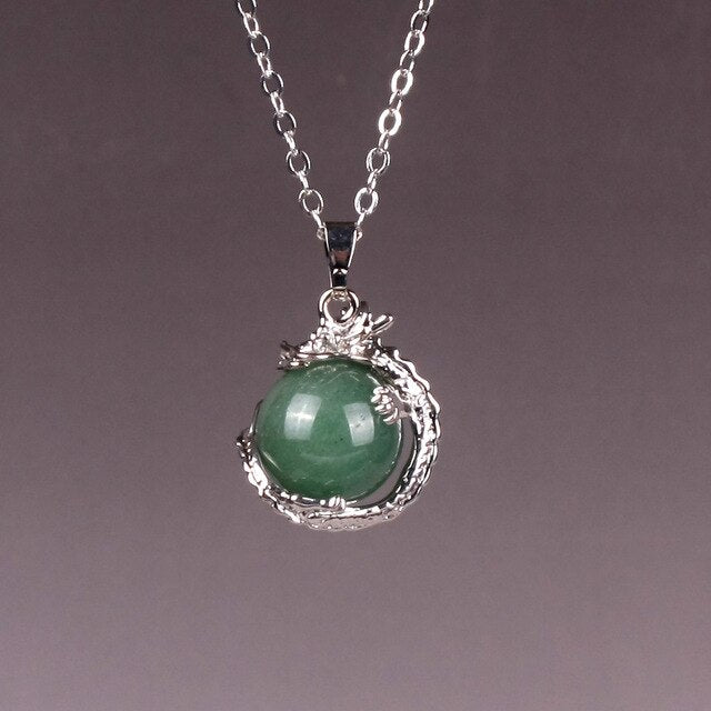 bijoux femmes vraie améthyste Roses Quartz pierre naturelle 3D Dragon & Serpent
