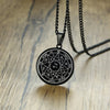 Roi salomon sceau garde & Protection pendentif acier inoxydable le septième Pentacle de Mars