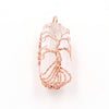 7 Chakra pierre naturelle arbre de vie pendentif