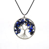 7 Chakra pierre naturelle arbre de vie pendentif