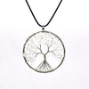 7 Chakra pierre naturelle arbre de vie pendentif