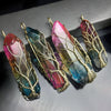 7 Chakra pierre naturelle arbre de vie pendentif