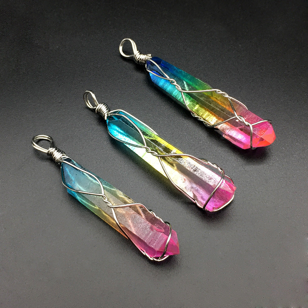 7 Chakra pierre naturelle arbre de vie pendentif