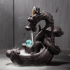 Fuente de incienso de dragón de reflujo