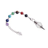 7 perles Chakra pierre naturelle radiesthésie pendule Reiki guérison