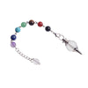 7 perles Chakra pierre naturelle radiesthésie pendule Reiki guérison