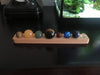 Sunligoo système solaire 8 planètes en pierres naturelles -support en bois