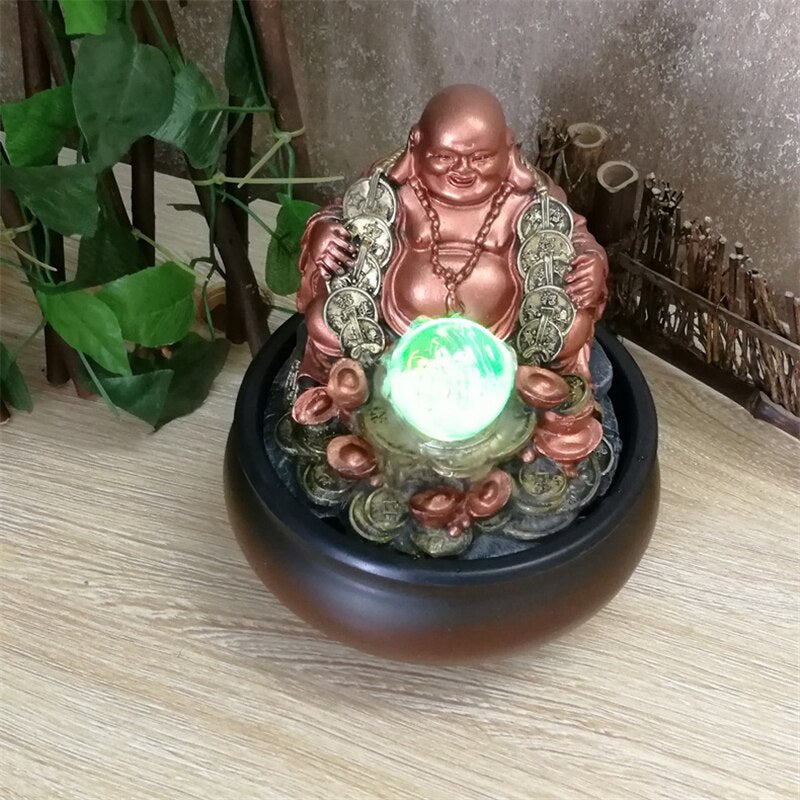 Porte-bonheur bouddha Maitreya, décoration Feng Shui