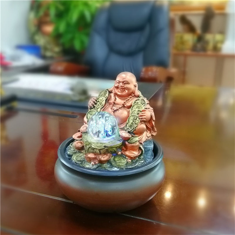 Porte-bonheur bouddha Maitreya, décoration Feng Shui