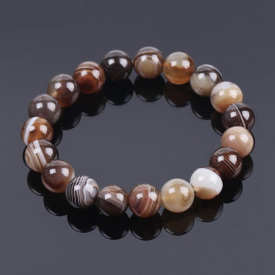 Bracelets en pierres précieuses naturelles Bracelets Agates Onyx