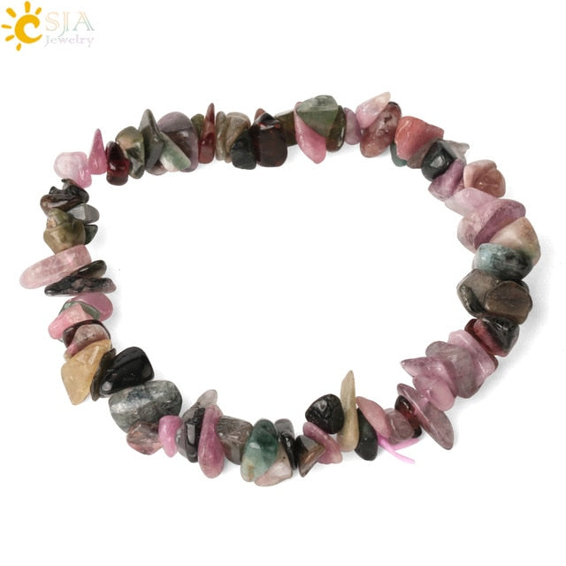 Chips o pulsera barroca en piedras naturales - 15 variaciones disponibles