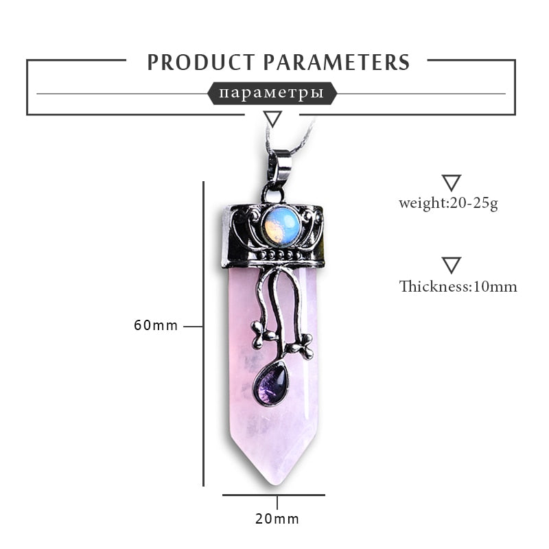 Pendentif en pierre naturelle spécial
