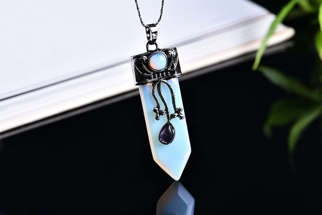 Pendentif en pierre naturelle spécial