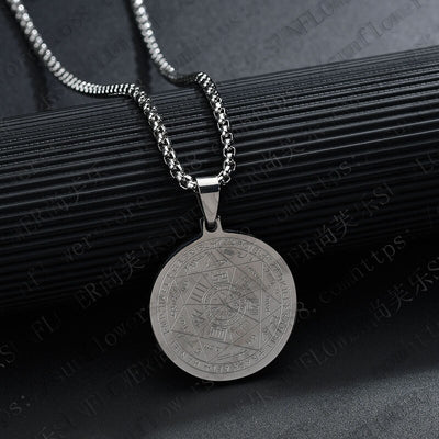 Collier avec pendentif de Protection, le septième Pentacle de Mars - 7 Modèles disponibles