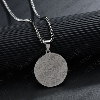 Collier avec pendentif de Protection, le septième Pentacle de Mars - 7 Modèles disponibles