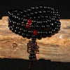 Pulsera 108 cuentas 8mm natural madera de sándalo budista