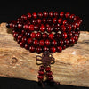 Pulsera 108 cuentas 8mm natural madera de sándalo budista